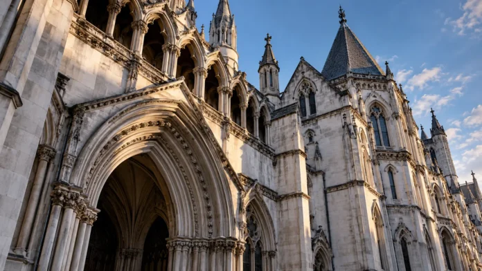 Gothic courthouse architecture representing Joanna Smith’s interim judicial appointment